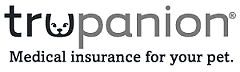 Trupanion logo on the Resources page of the All Creatures Great and Small Veterinary Clinic website.